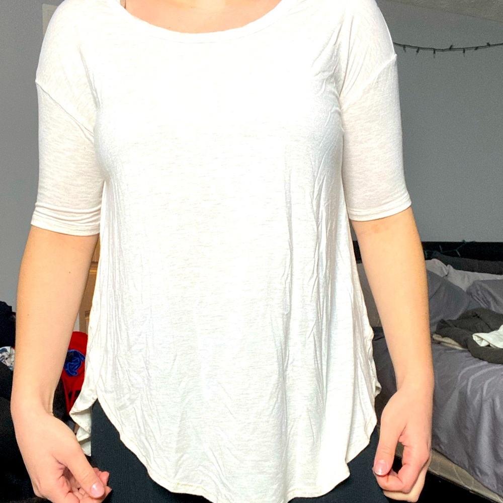 Cream colored shirt